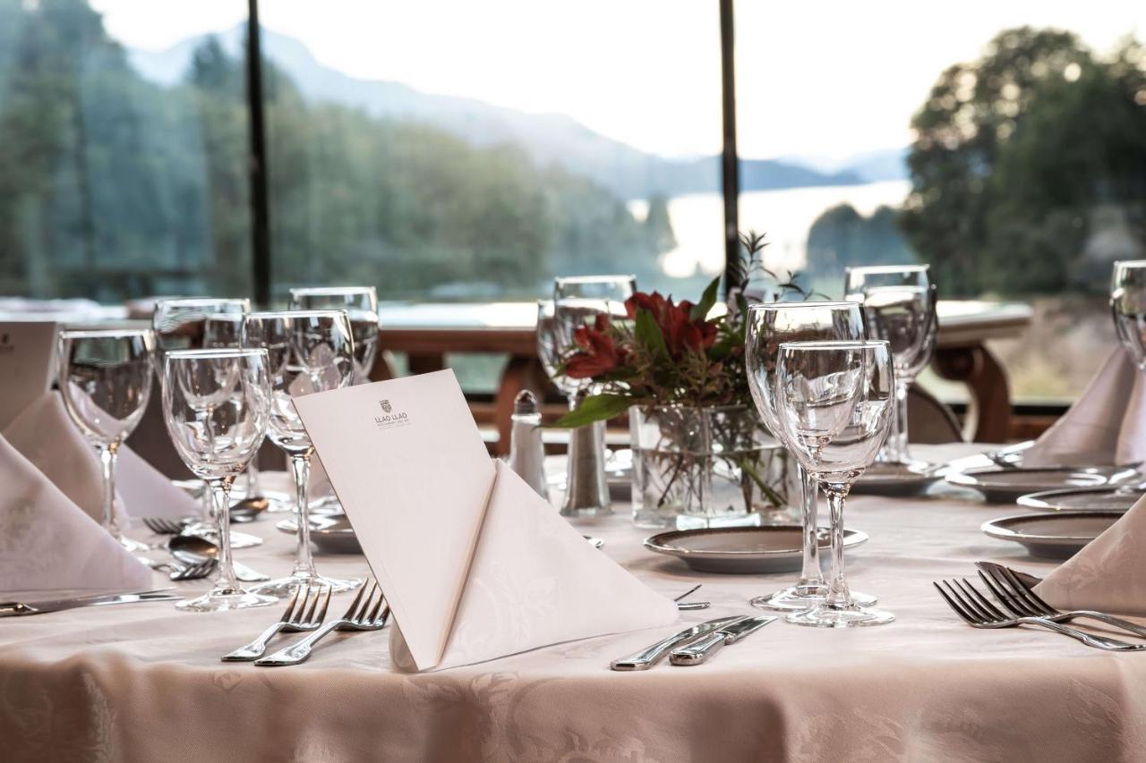Llao Llao Resort, Golf-Spa San Carlos de Bariloche Exterior foto A table set for fine dining